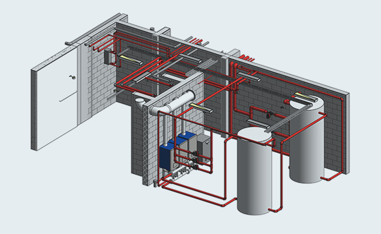 MEP building services model